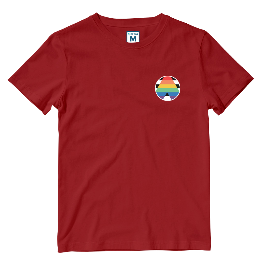 Cotton Shirt: Pride Badge