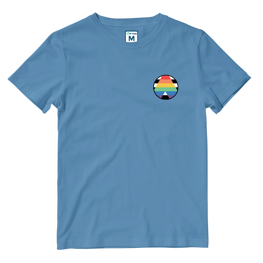 Cotton Shirt: Pride Badge