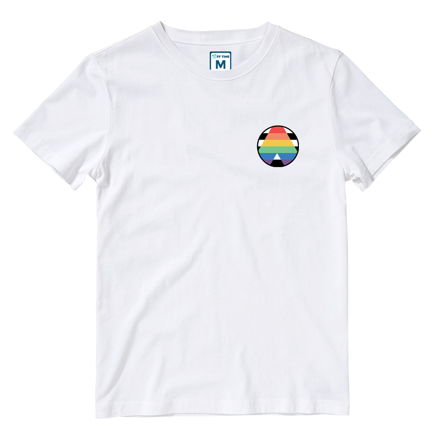 Cotton Shirt: Pride Badge