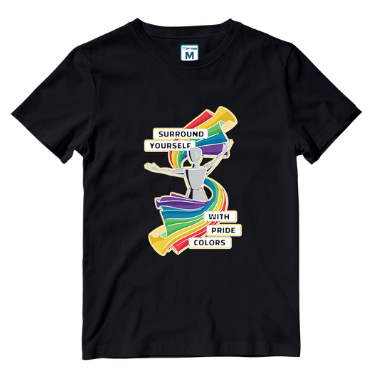 Cotton Shirt: Pride Colors