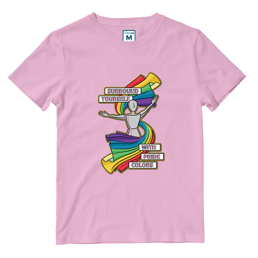Cotton Shirt: Pride Colors