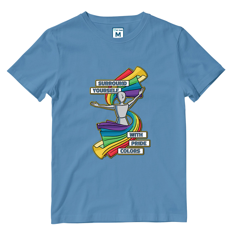 Cotton Shirt: Pride Colors