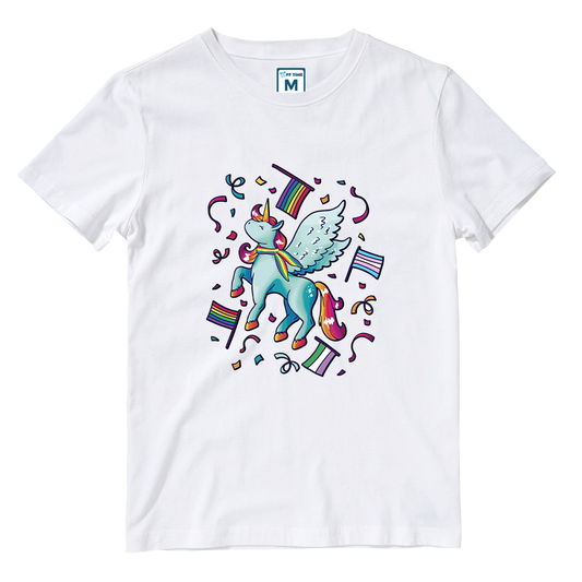 Cotton Shirt: Pride Unicorn
