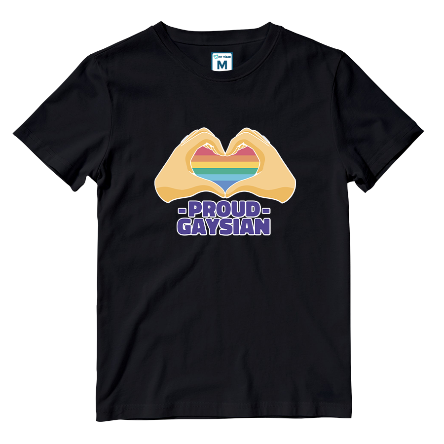 Cotton Shirt: Proud Gaysian Heart
