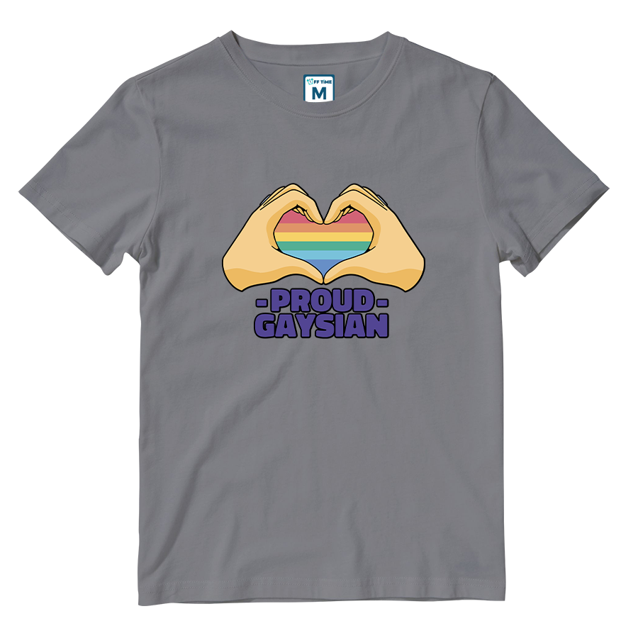 Cotton Shirt: Proud Gaysian Heart