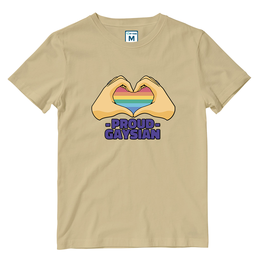 Cotton Shirt: Proud Gaysian Heart