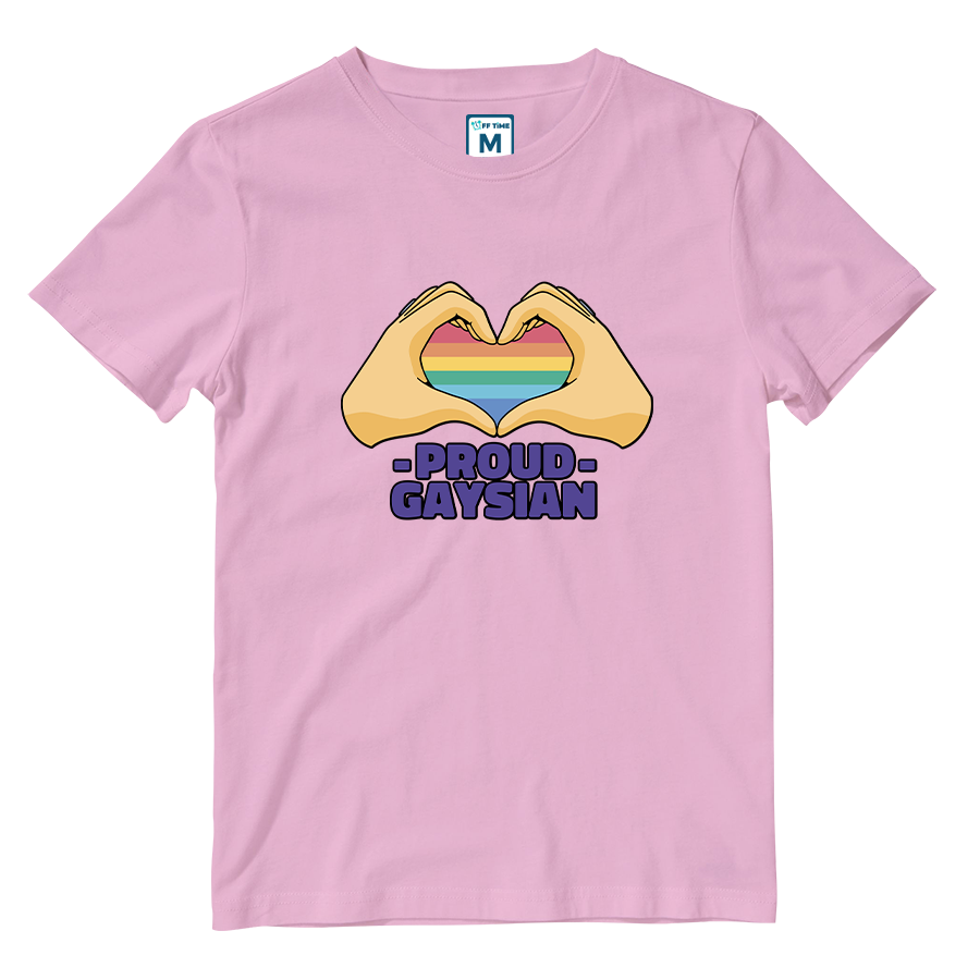 Cotton Shirt: Proud Gaysian Heart