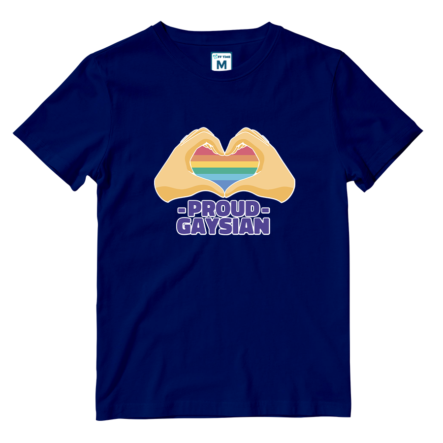 Cotton Shirt: Proud Gaysian Heart
