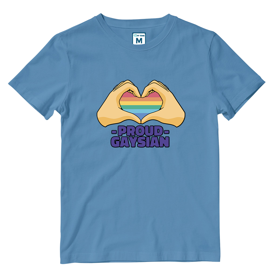 Cotton Shirt: Proud Gaysian Heart