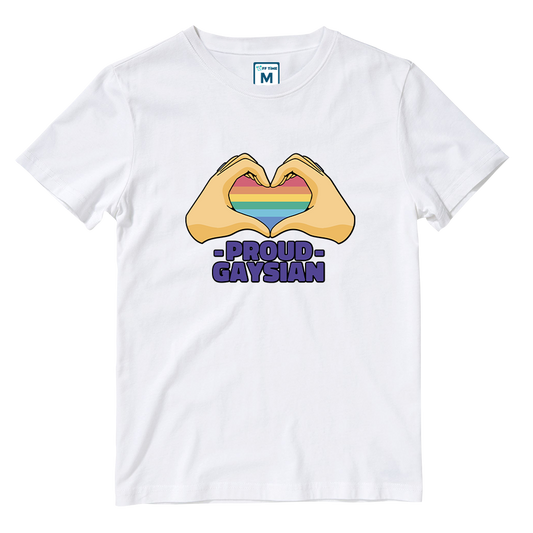 Cotton Shirt: Proud Gaysian Heart