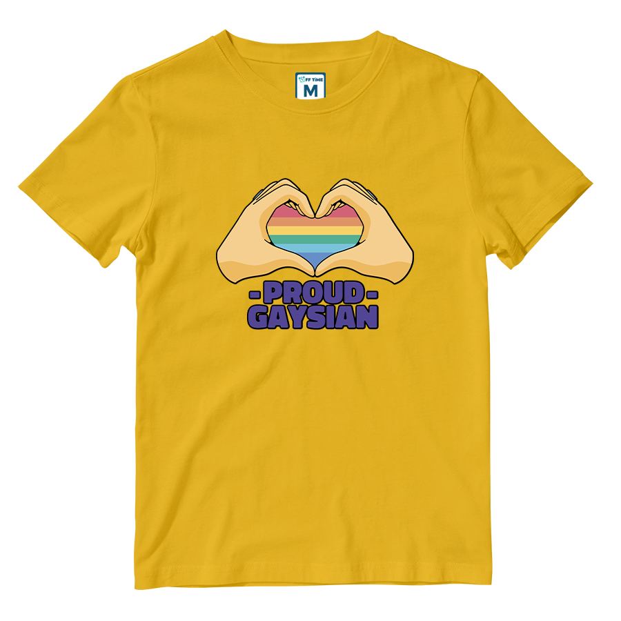 Cotton Shirt: Proud Gaysian Heart