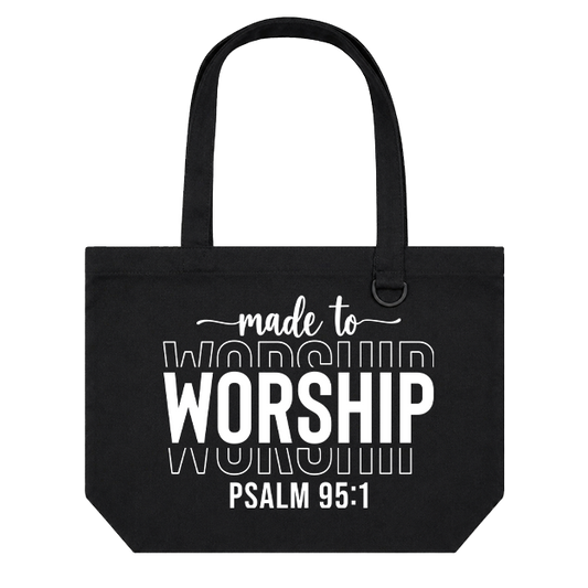 Landscape Tote Bag: Psalm 95:1