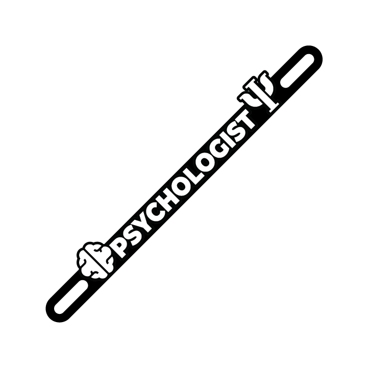 Car Plate Badge: Psychologist