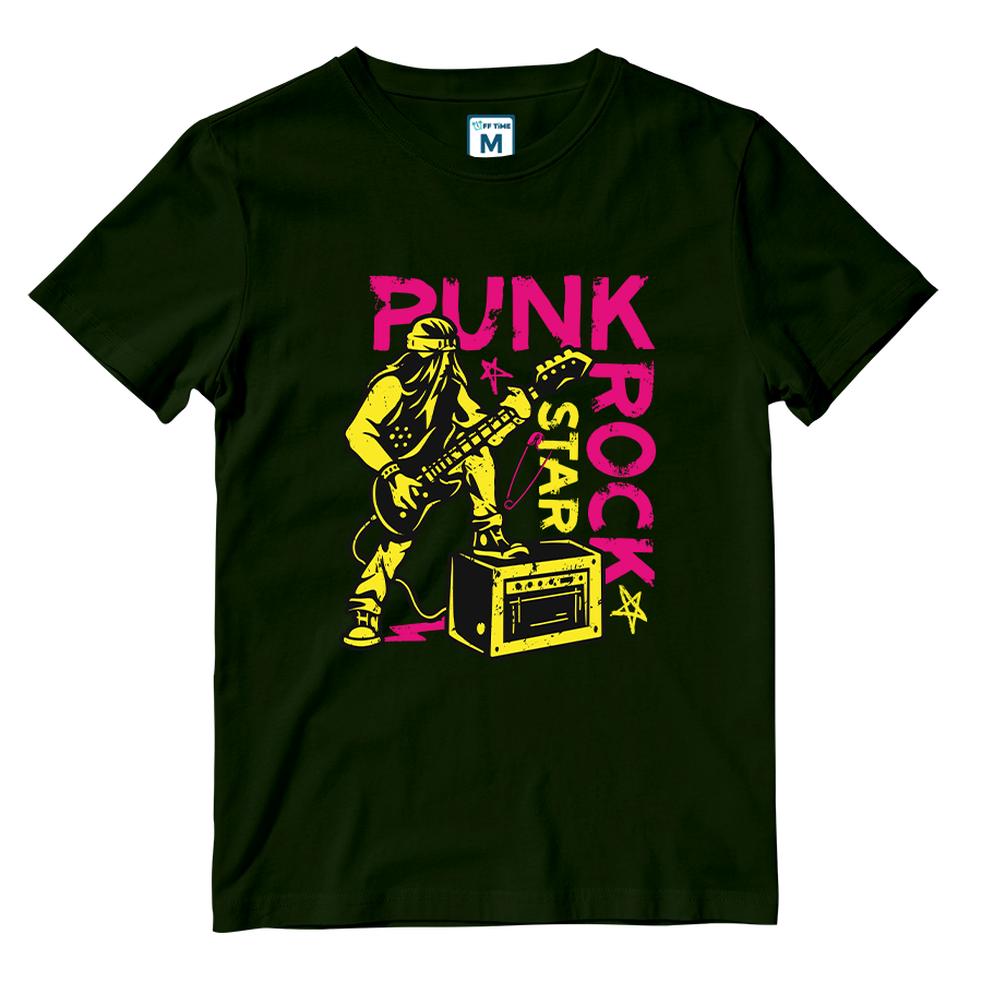 Cotton Shirt: Punk Rock Star