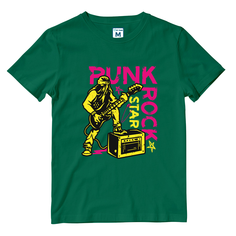 Cotton Shirt: Punk Rock Star