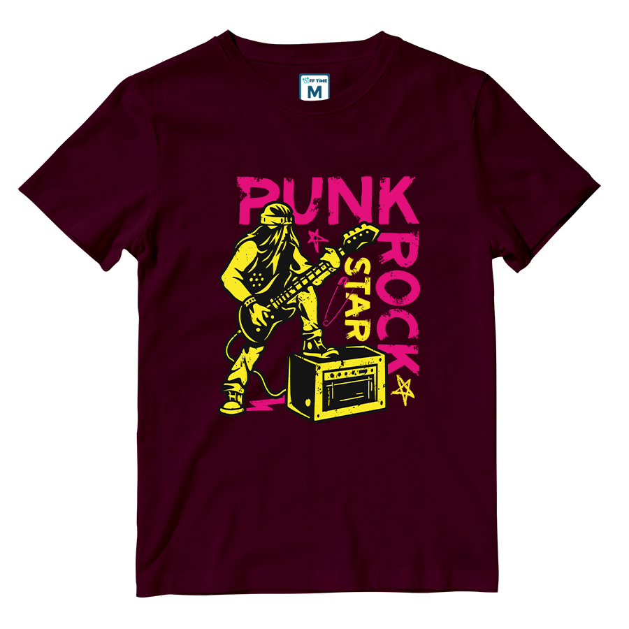 Cotton Shirt: Punk Rock Star