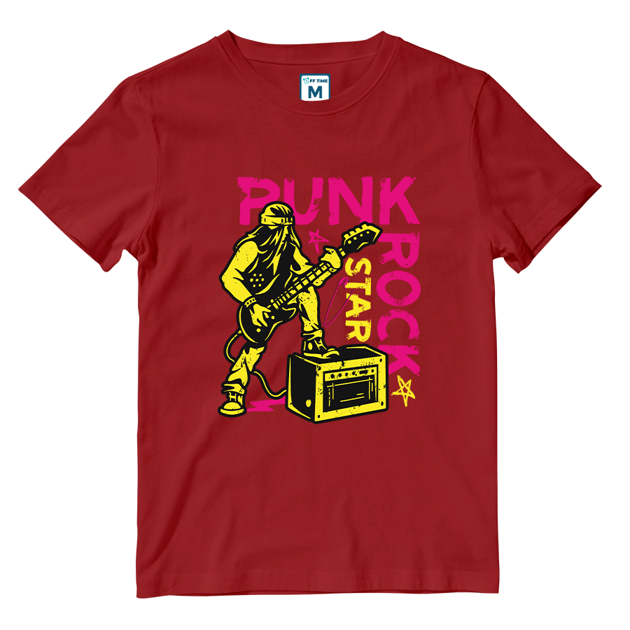 Cotton Shirt: Punk Rock Star