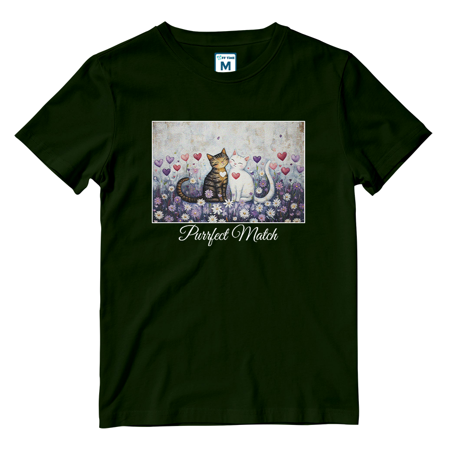 Cotton Shirt: Purrfect Match