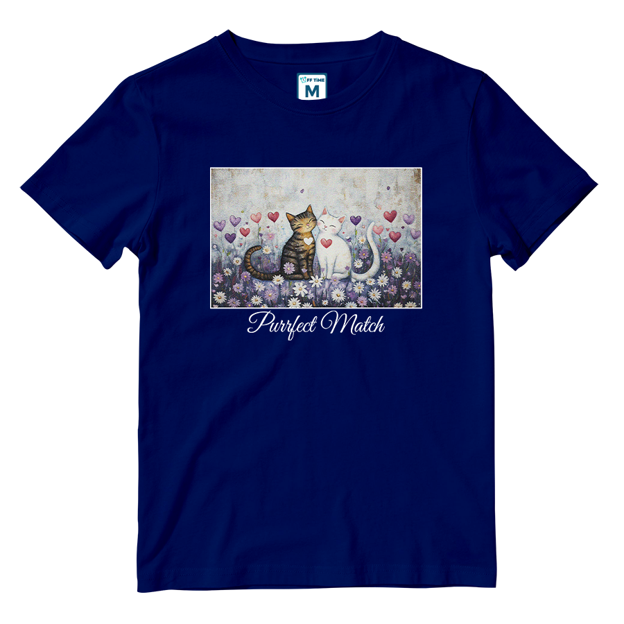 Cotton Shirt: Purrfect Match