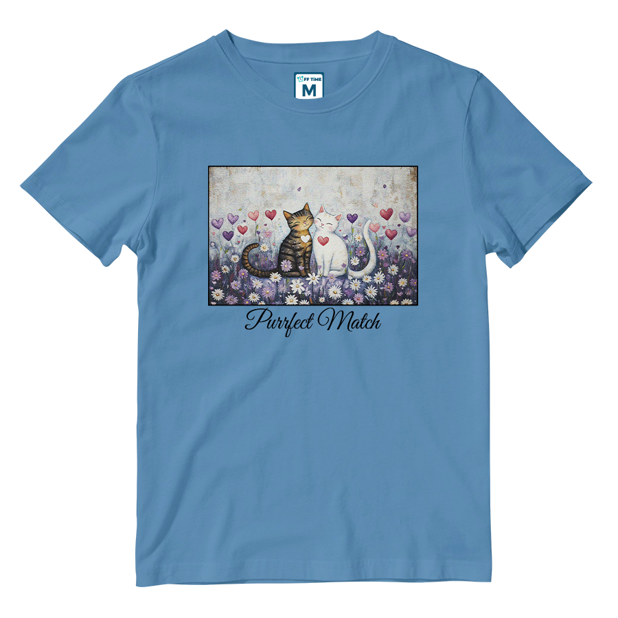 Cotton Shirt: Purrfect Match