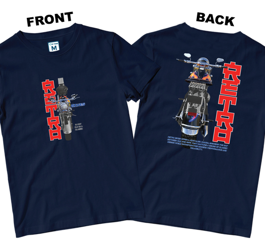 Cotton Shirt: RETRO BIKES (Front and Back)