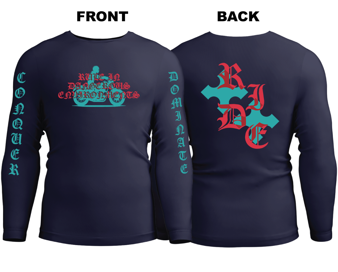Long Sleeve Drifit Shirt: RIDE