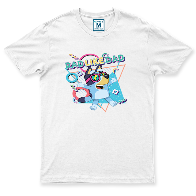 C.Spandex Shirt: Rad Like Dad Bluey