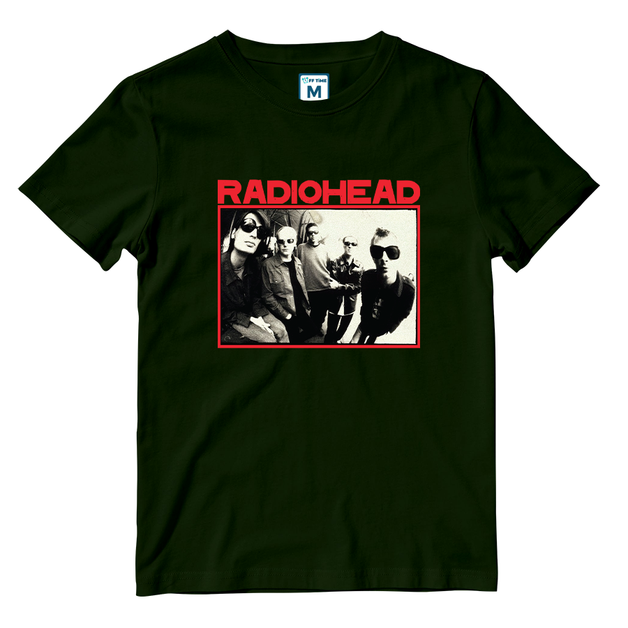 Cotton Shirt: Radiohead Grunge