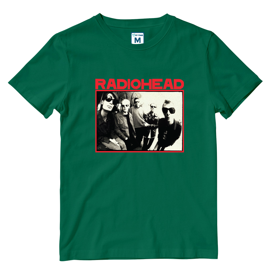 Cotton Shirt: Radiohead Grunge