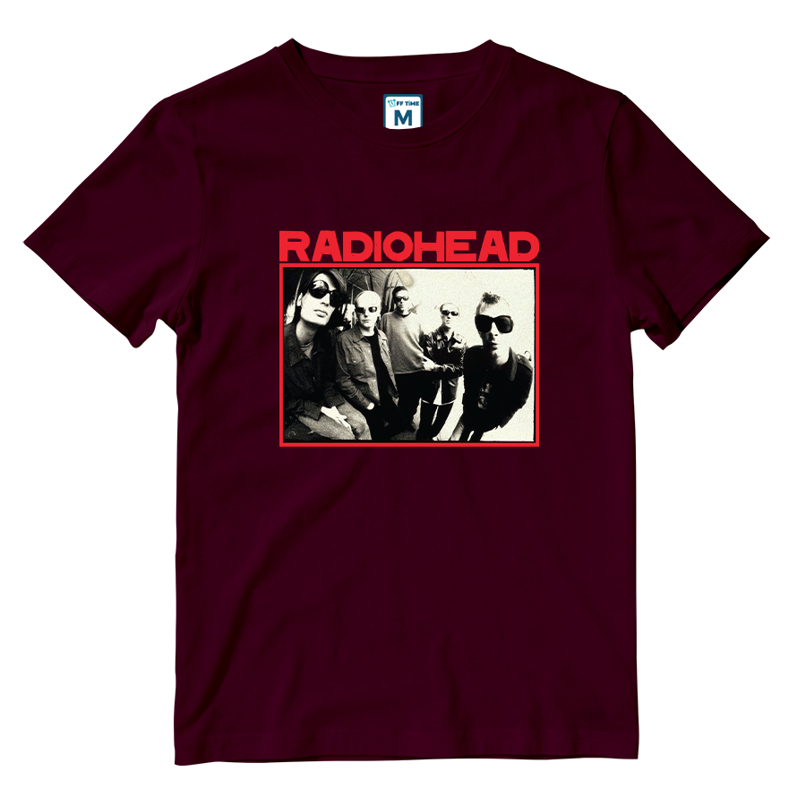 Cotton Shirt: Radiohead Grunge