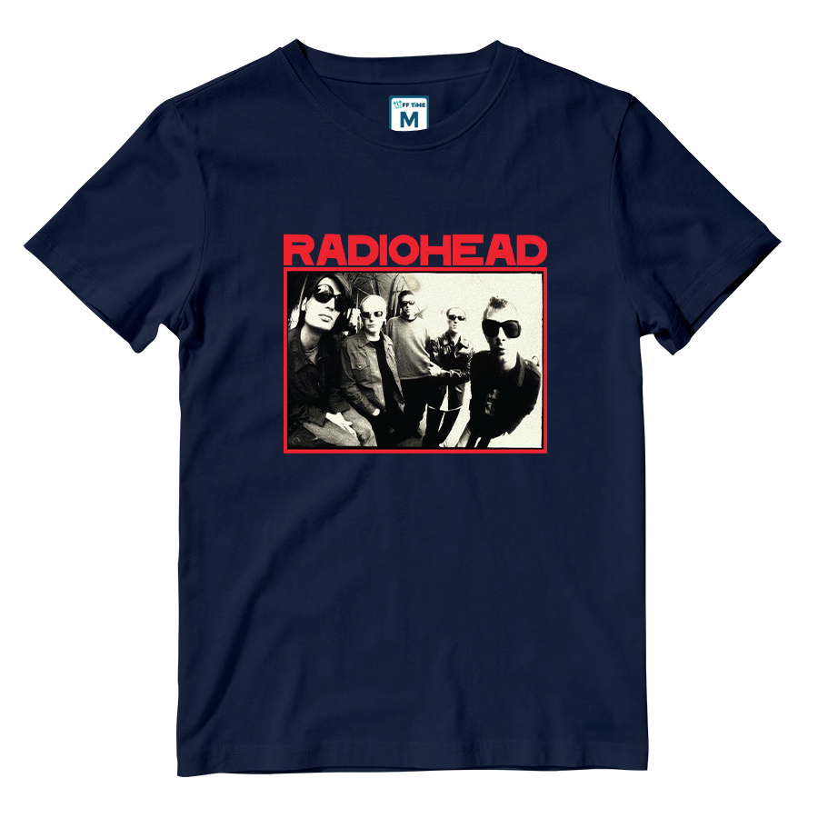 Cotton Shirt: Radiohead Grunge