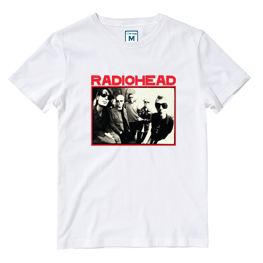 Cotton Shirt: Radiohead Grunge