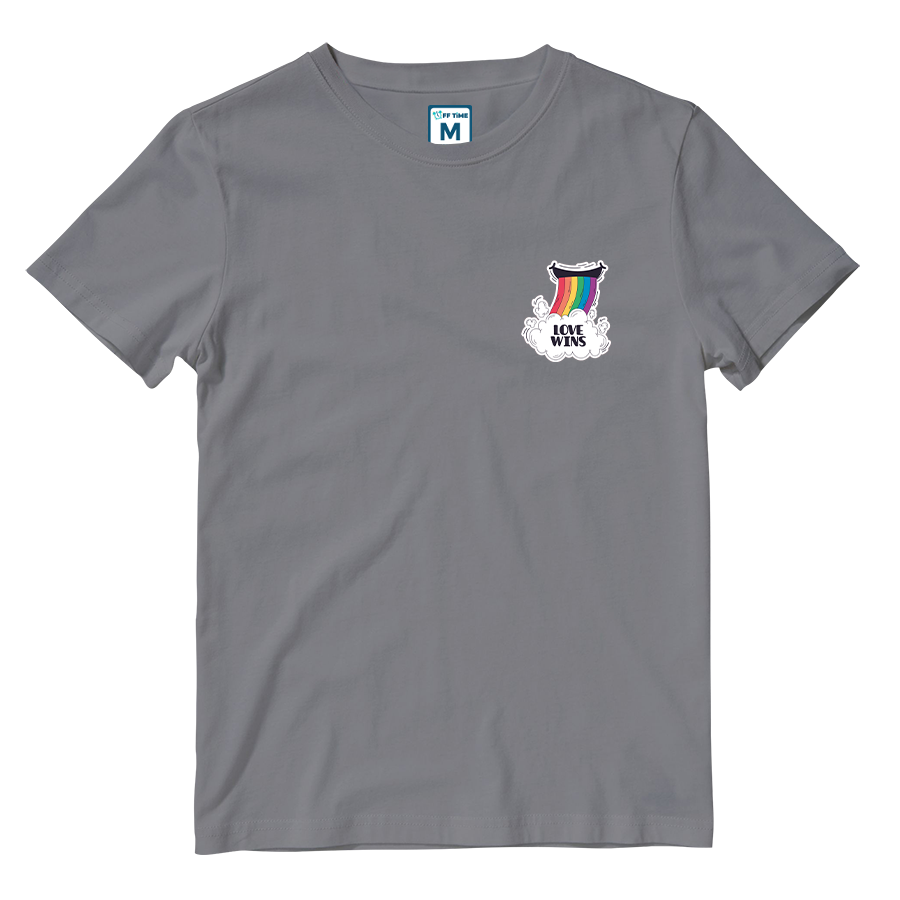 Cotton Shirt: Rainbow Love Wins