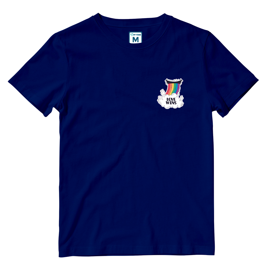 Cotton Shirt: Rainbow Love Wins