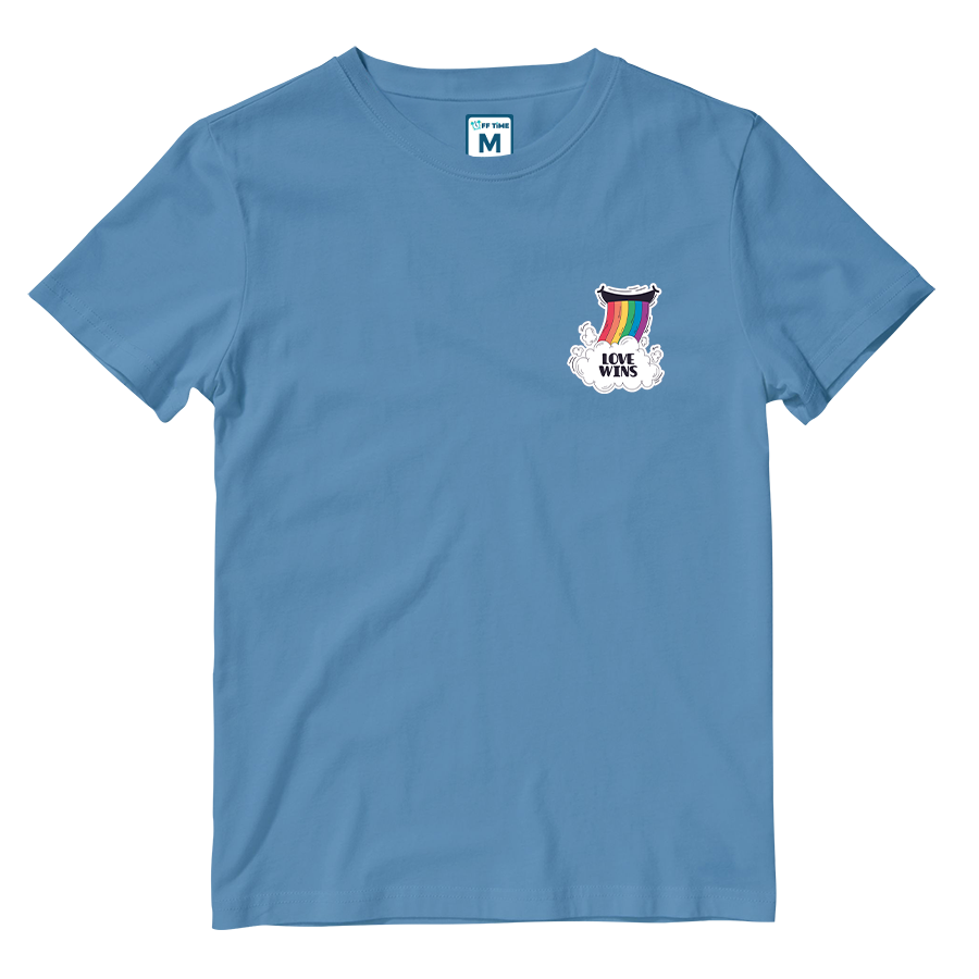 Cotton Shirt: Rainbow Love Wins