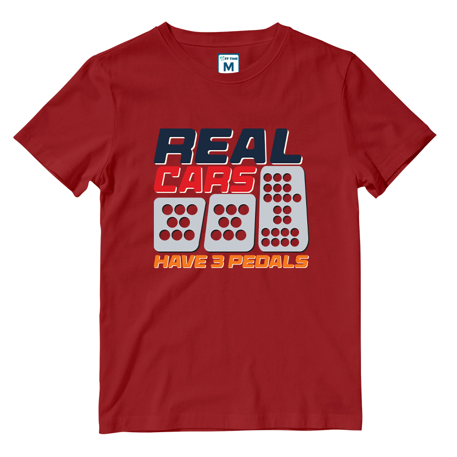 Cotton Shirt: Real Cars Have 3 Pedals