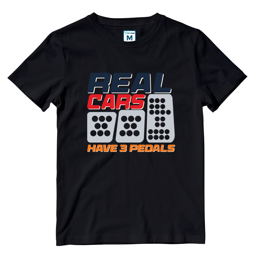 Cotton Shirt: Real Cars Have 3 Pedals