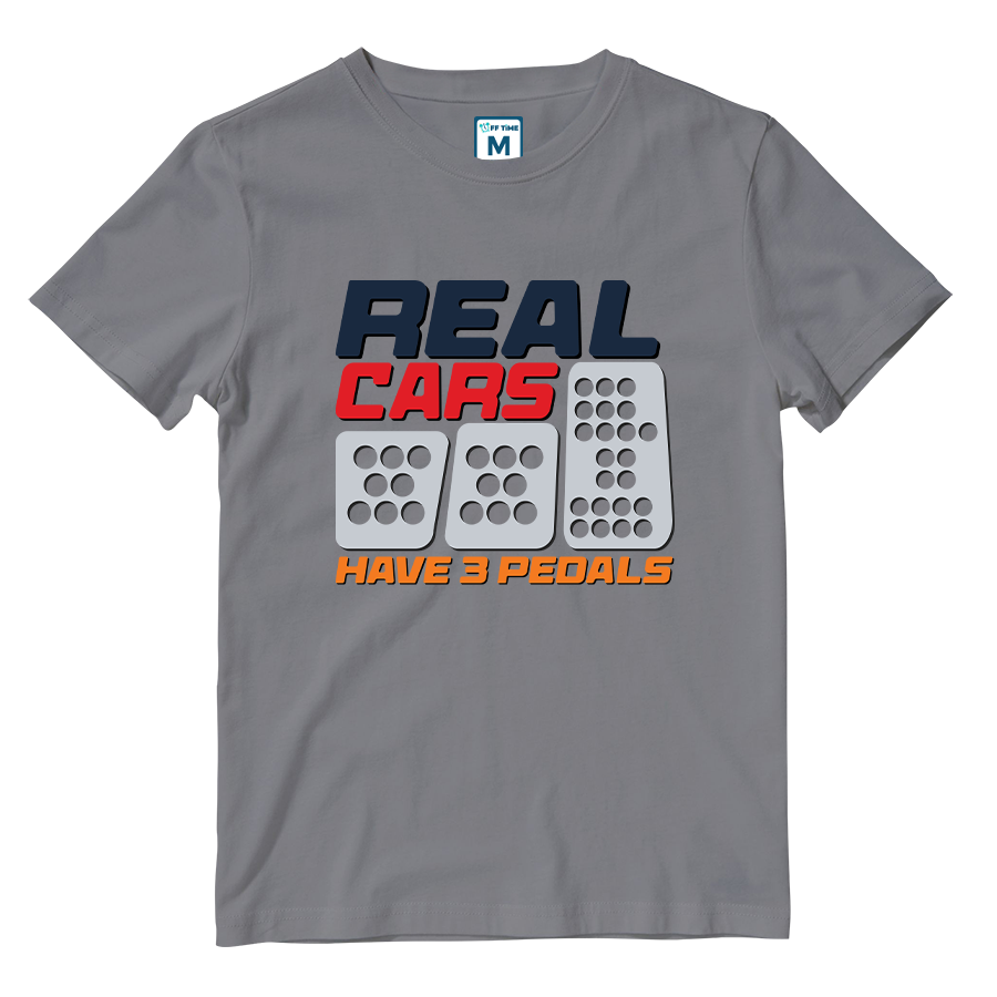 Cotton Shirt: Real Cars Have 3 Pedals