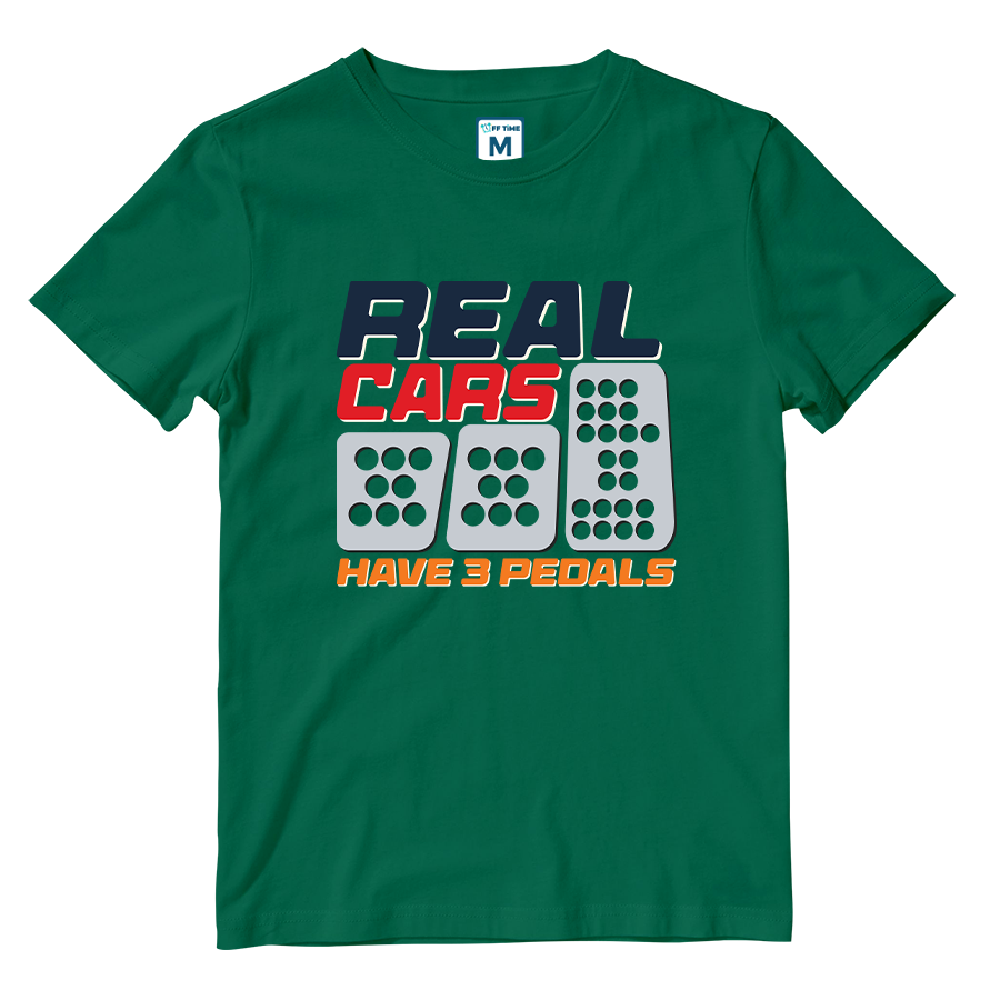Cotton Shirt: Real Cars Have 3 Pedals
