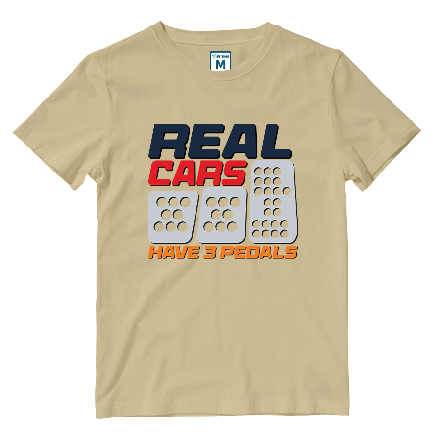 Cotton Shirt: Real Cars Have 3 Pedals
