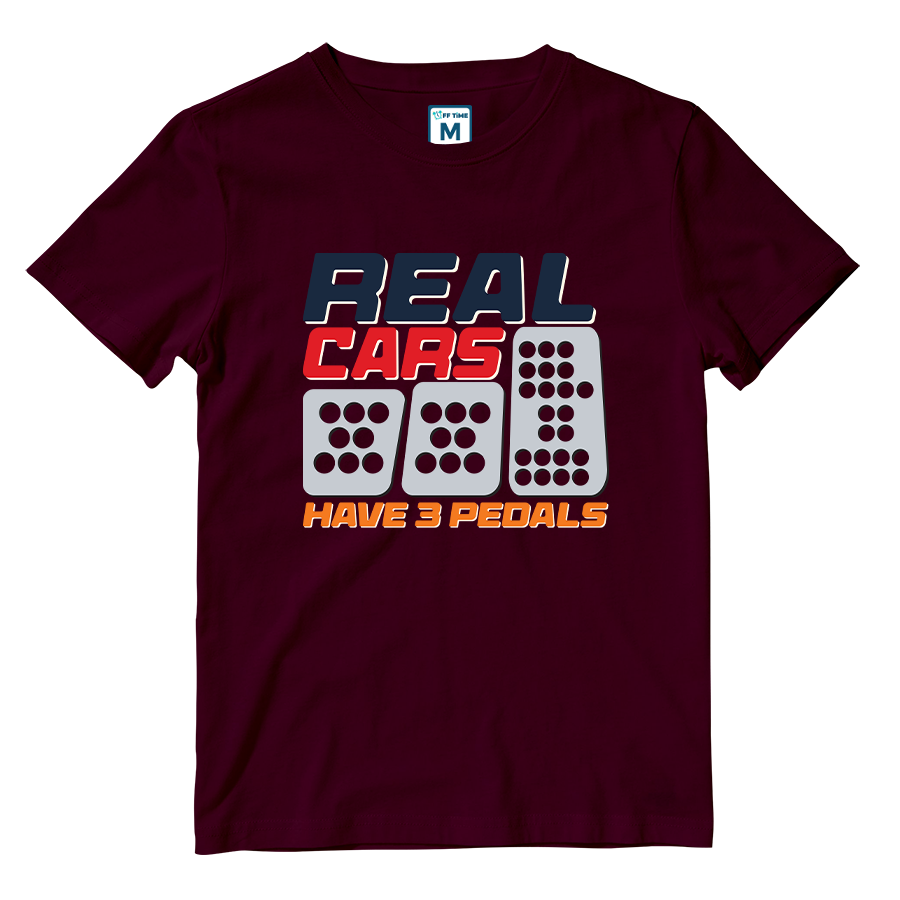 Cotton Shirt: Real Cars Have 3 Pedals