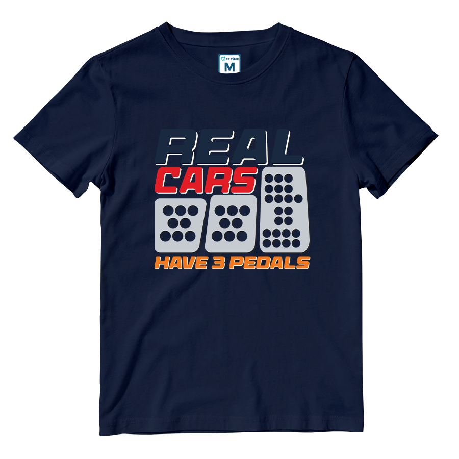 Cotton Shirt: Real Cars Have 3 Pedals