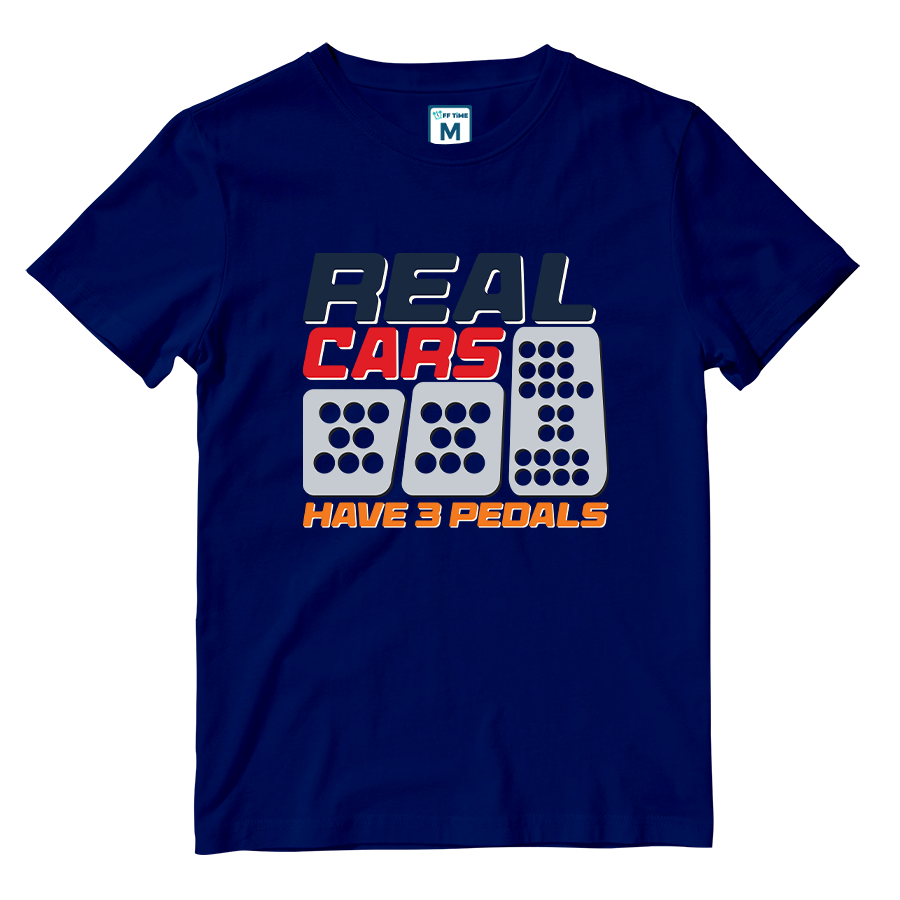 Cotton Shirt: Real Cars Have 3 Pedals