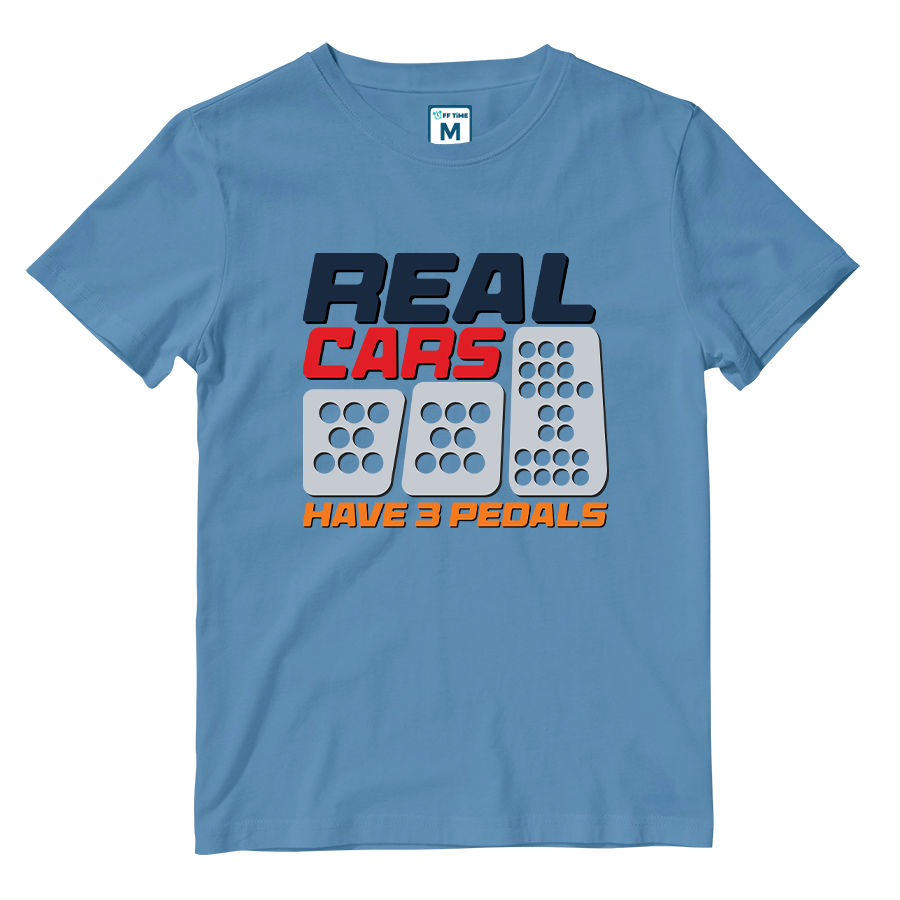 Cotton Shirt: Real Cars Have 3 Pedals