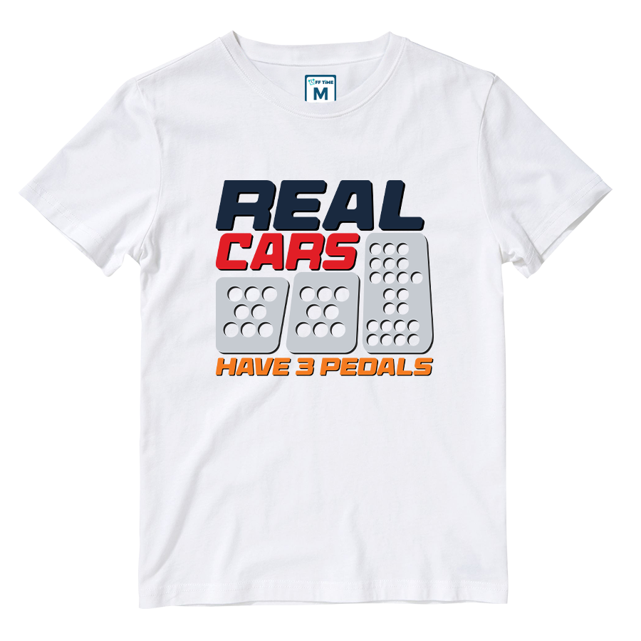 Cotton Shirt: Real Cars Have 3 Pedals