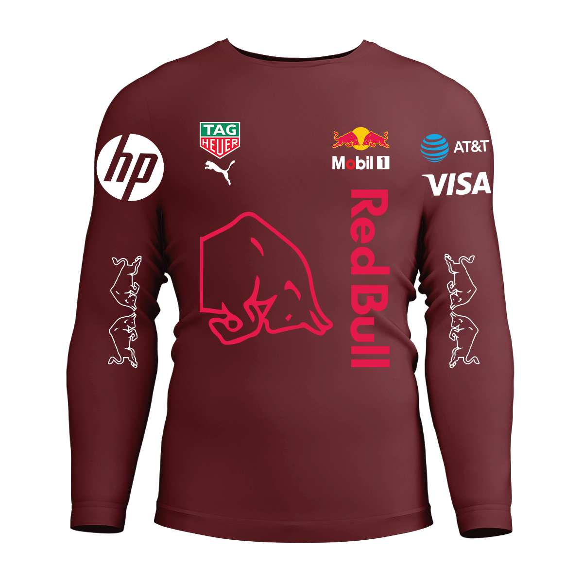 Long Sleeve Drifit Shirt: Red Bull Racing Version 2