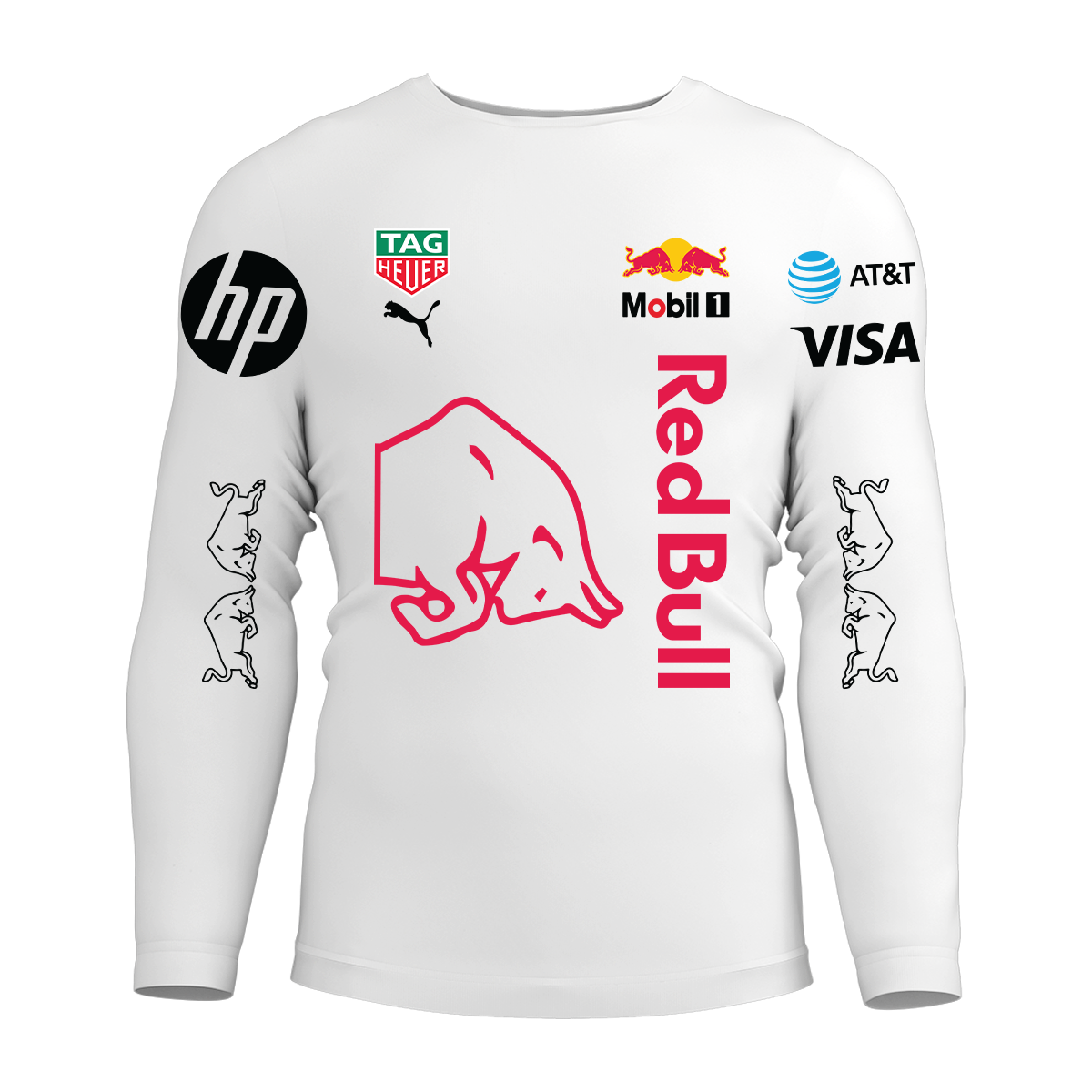 Long Sleeve Drifit Shirt: Red Bull Racing Version 2