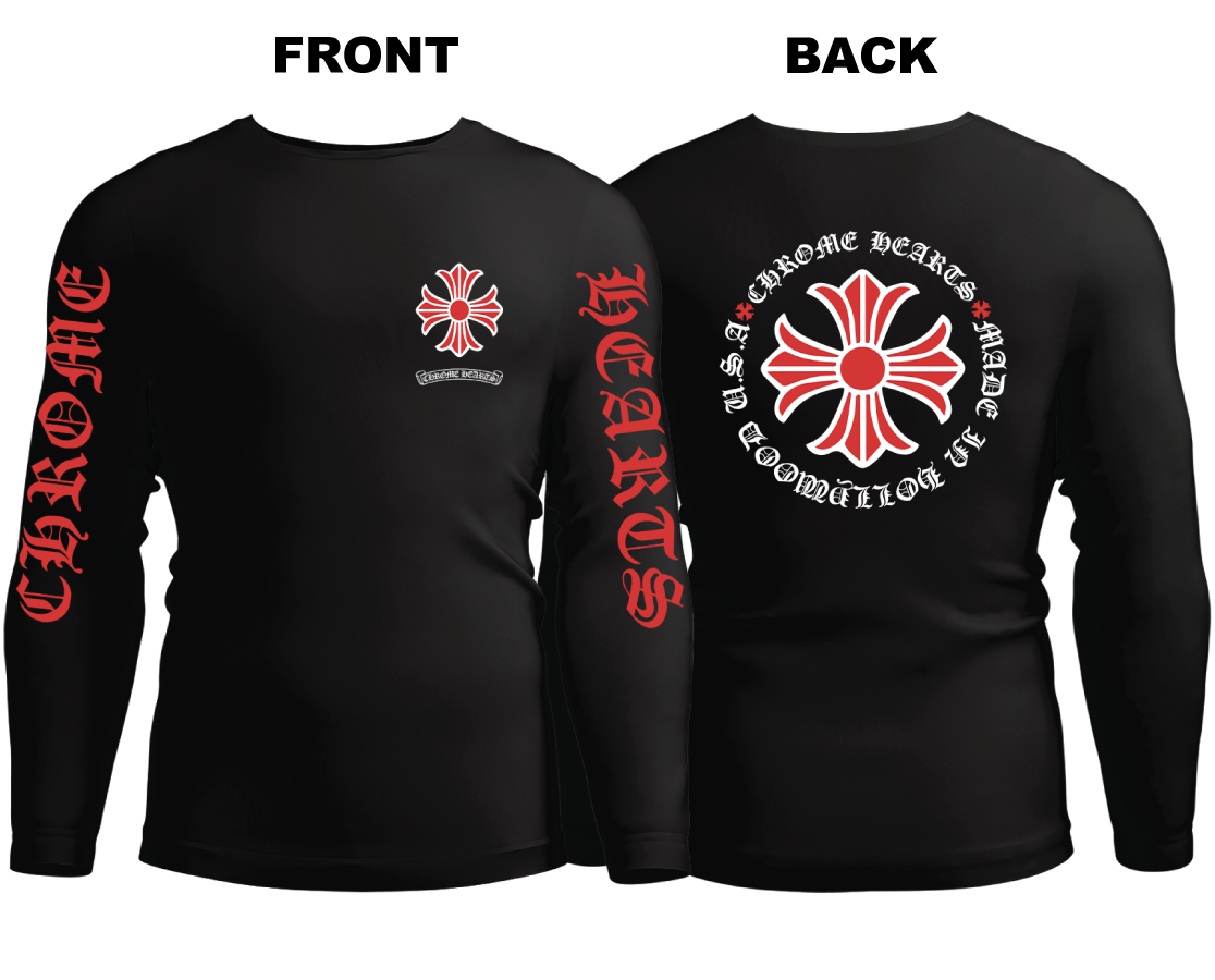 Long Sleeve Drifit Shirt: Red Cross