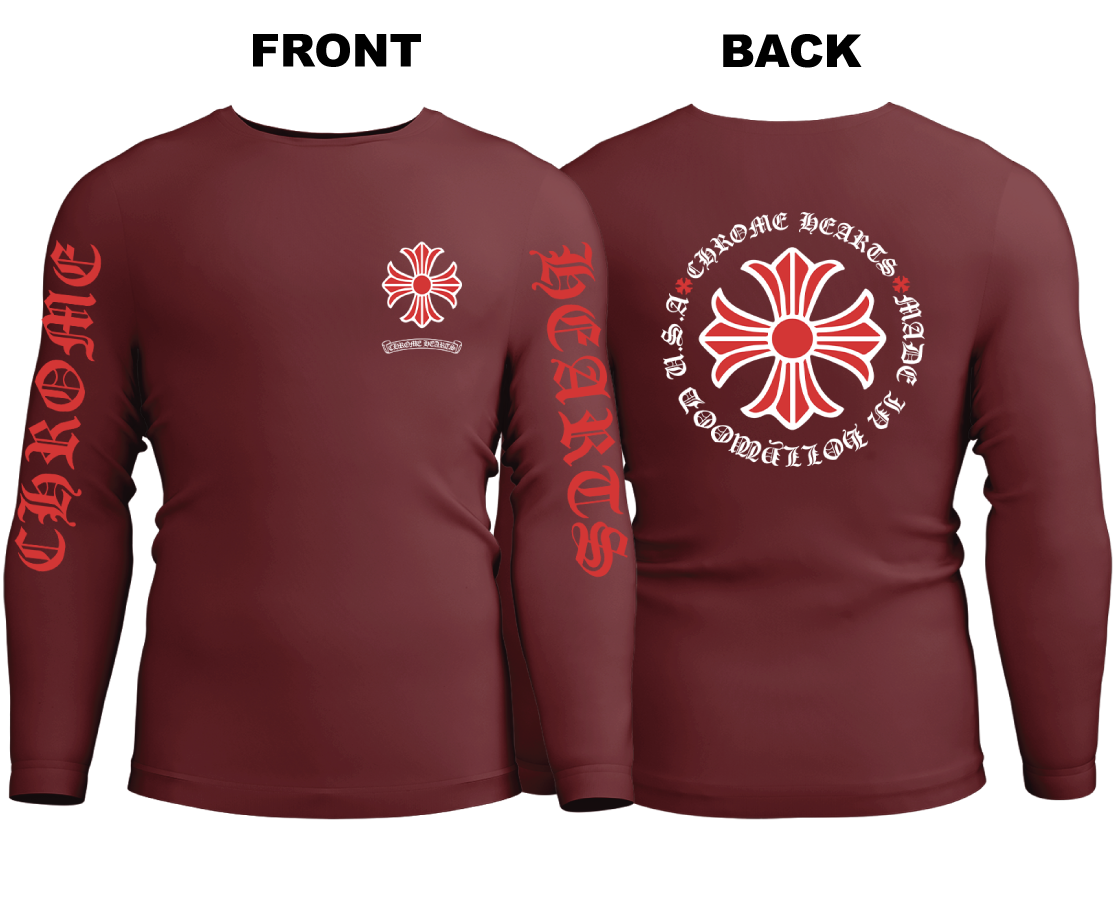 Long Sleeve Drifit Shirt: Red Cross