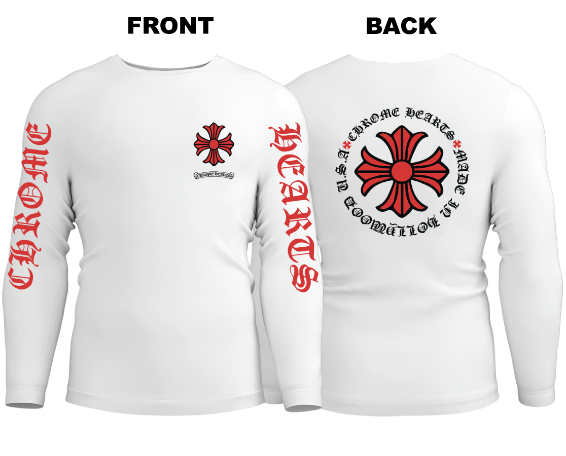 Long Sleeve Drifit Shirt: Red Cross